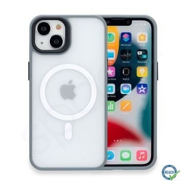 iPhone 13 Spada Magnet Magsafe Gray Kapak