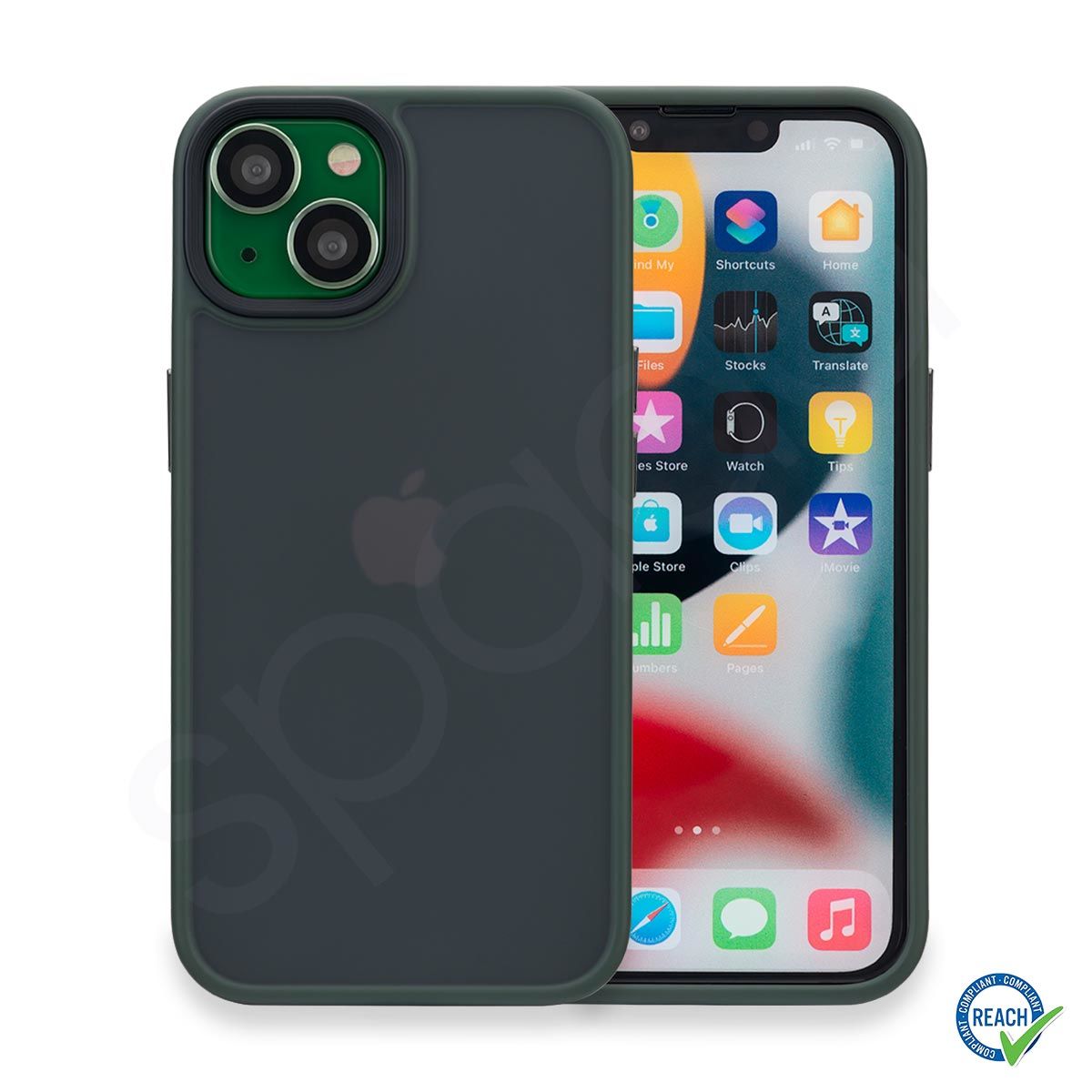 iPhone 13 Spada Panzer Green Kapak