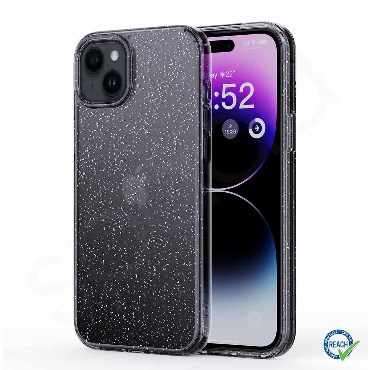 iPhone 15 Spada Diamond Black Kapak