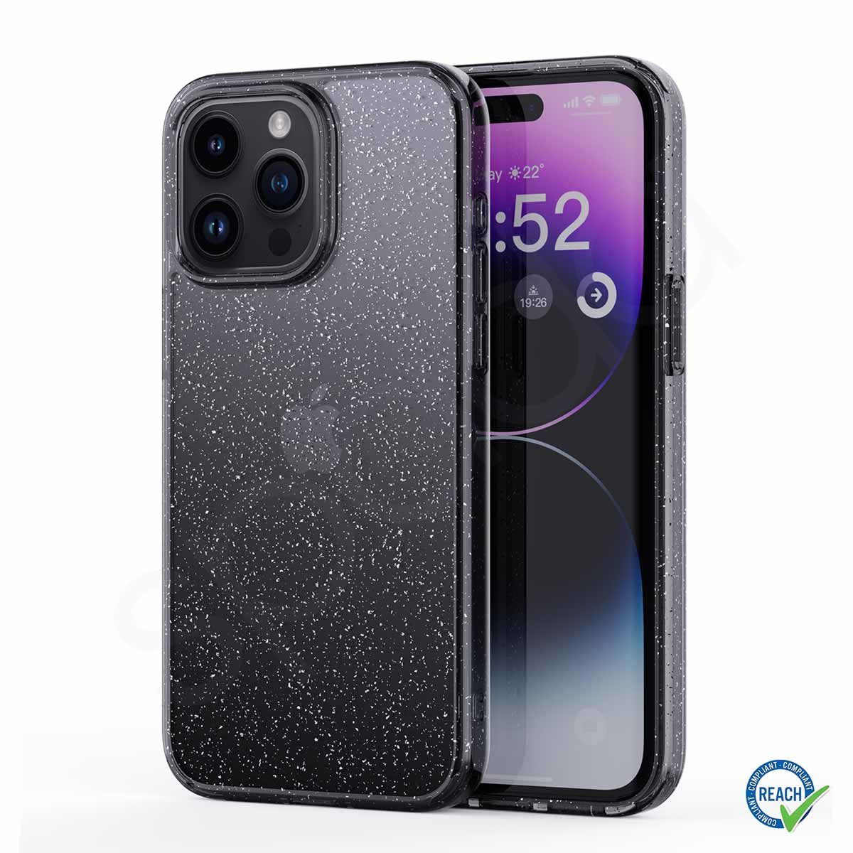 iPhone 15 Pro Max Spada Diamond Black Kapak