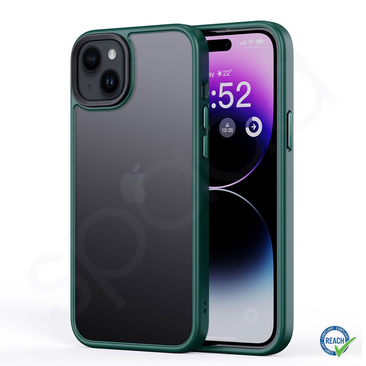 iPhone 15 Plus Spada Panzer Green Kapak