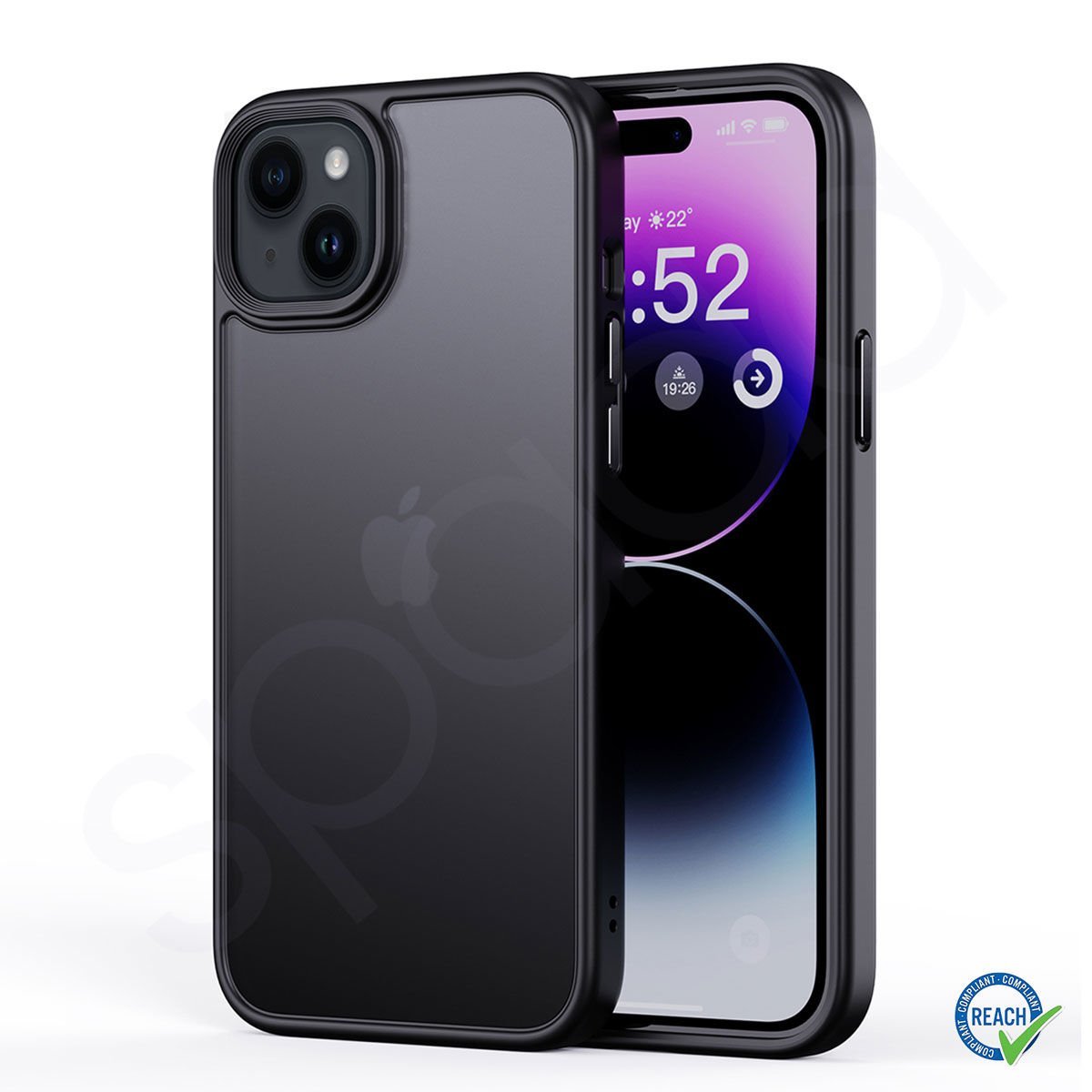 iPhone 15 Plus Spada Panzer Black Kapak