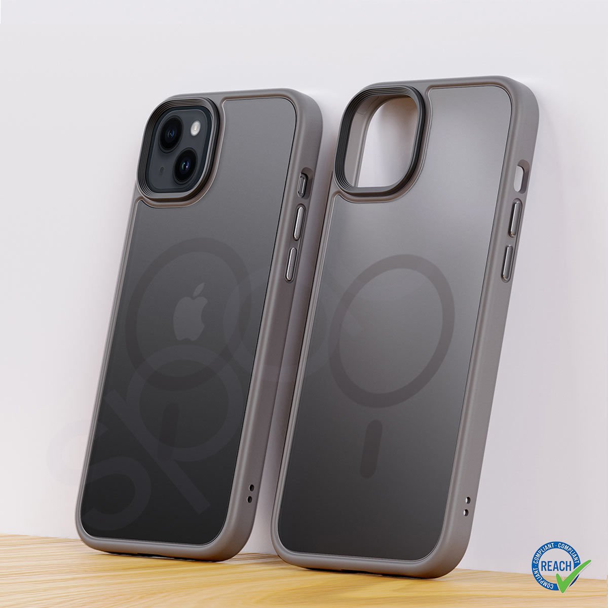 iPhone 15 Spada Panzer Magsafe Gray Kapak