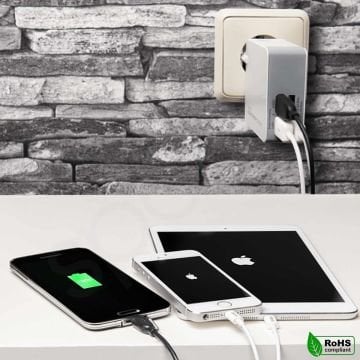 Spada T448 Quattropower 4.8 Amper Akıllı Şarj Cihazı