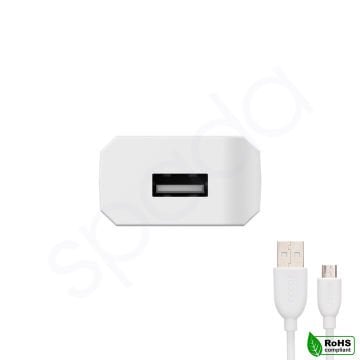 Spada Micro USB Kablolu 2000 mAh Ev Şarjı - SPD1513EU