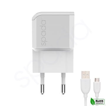 Spada Micro USB Kablolu 2000 mAh Ev Şarjı - SPD1513EU