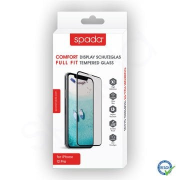 iPhone 12 Pro Spada Comfort Temperli Tam Ekran Koruma Camı