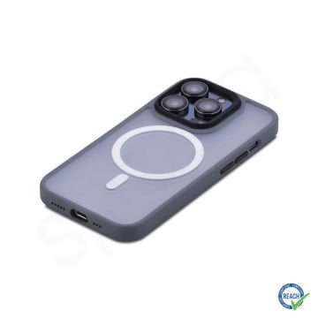 iPhone 14 Pro Max Spada Magnet Magsafe Gri Kapak