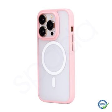 iPhone 14 Pro Max Spada Magnet Magsafe Pembe Kapak