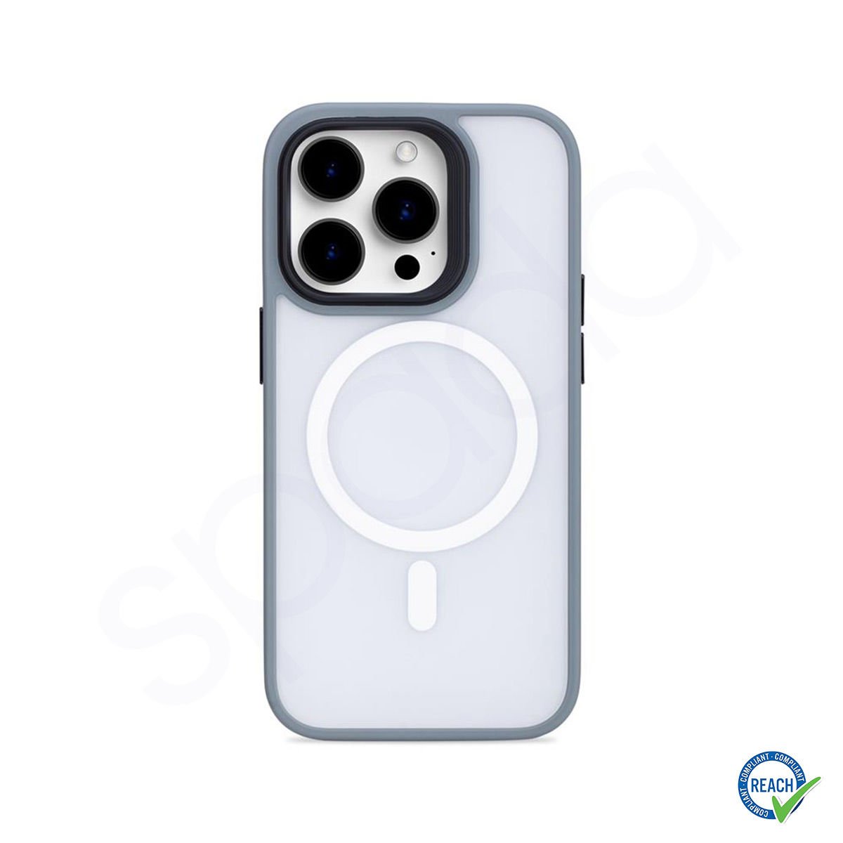 iPhone 14 Pro Spada Magnet Magsafe Gri Kapak