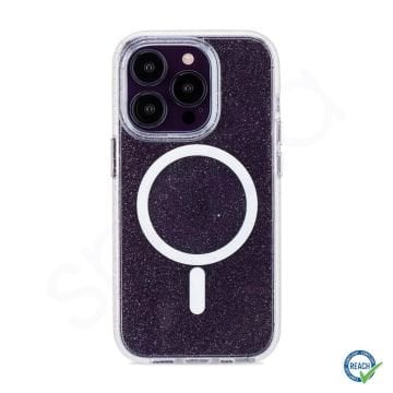 iPhone 14 Pro Max Spada Diamond Magsafe Şeffaf Kapak