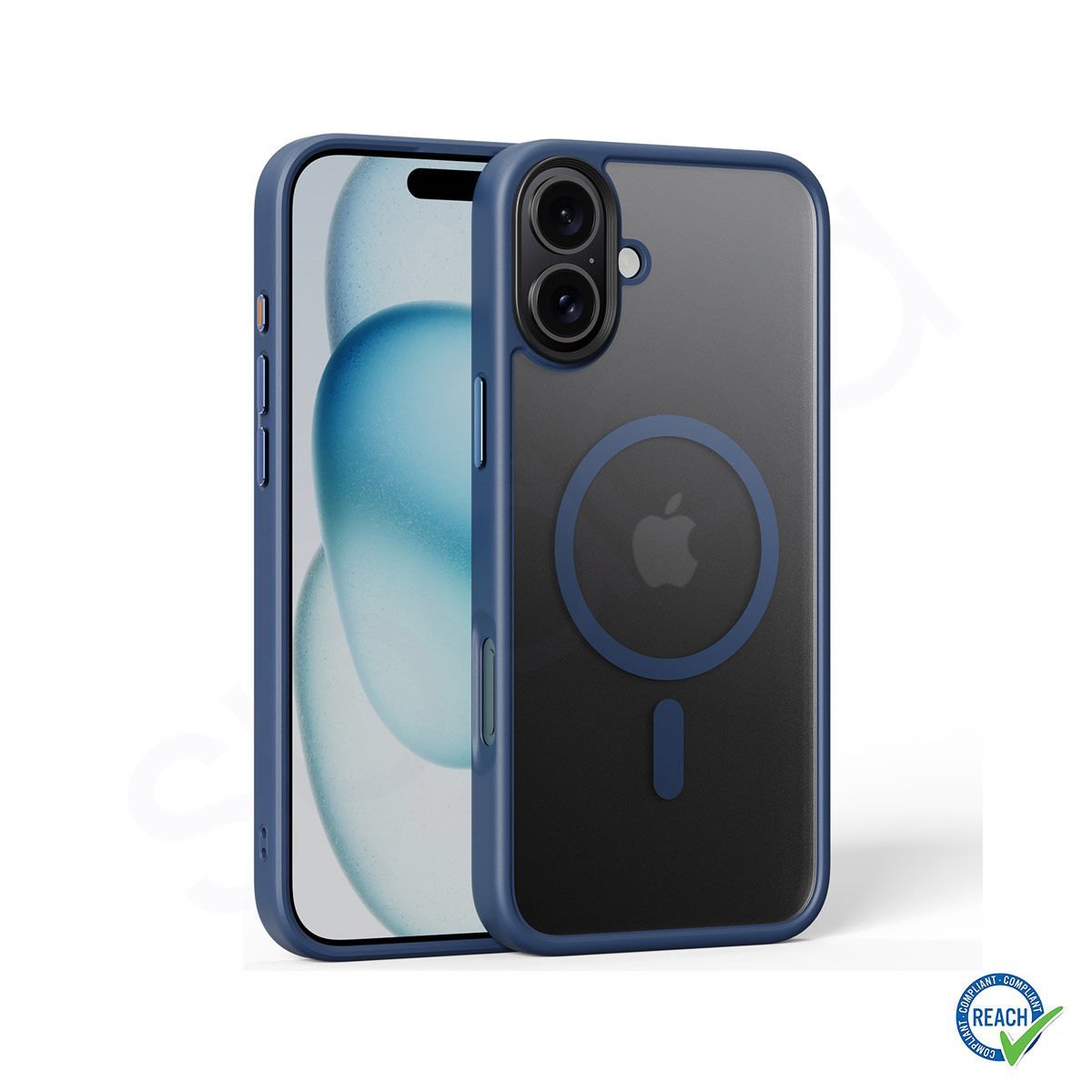 iPhone 16 Spada Panzer Magsafe Mavi Kapak