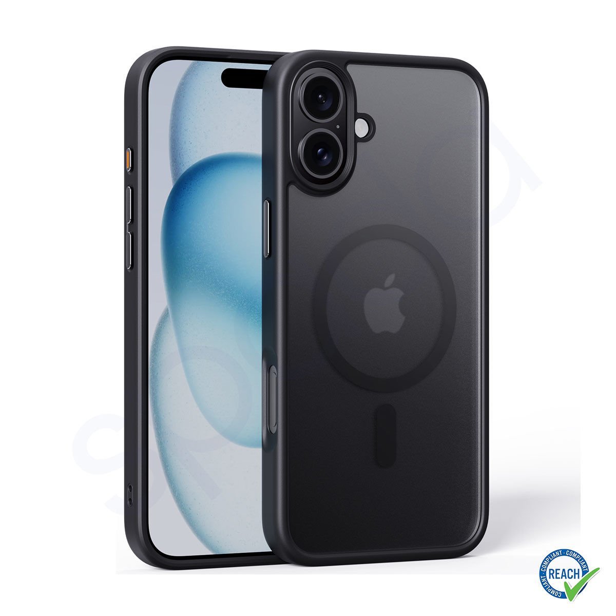 iPhone 16 Plus Spada Panzer Magsafe Siyah Kapak