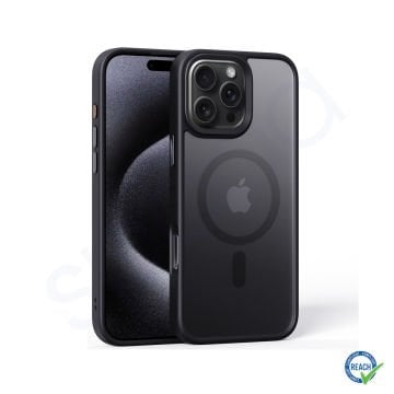 iPhone 16 Pro Spada Panzer Magsafe Siyah Kapak