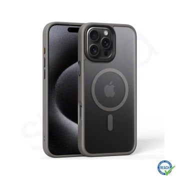 iPhone 16 Pro Spada Panzer Magsafe Gray Kapak