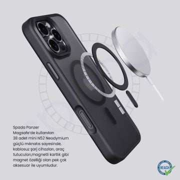 iPhone 16 Pro Spada Panzer Magsafe Desert Gold Kapak