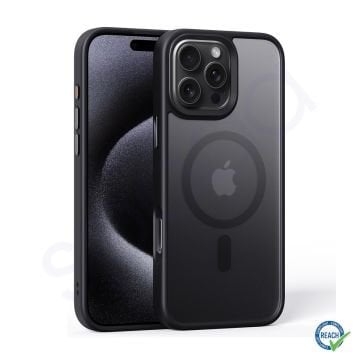 iPhone 16 Pro Max Spada Panzer Magsafe Siyah Kapak