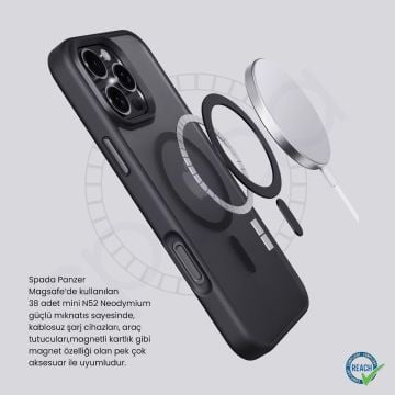 iPhone 16 Pro Max Spada Panzer Magsafe Desert Gold Kapak