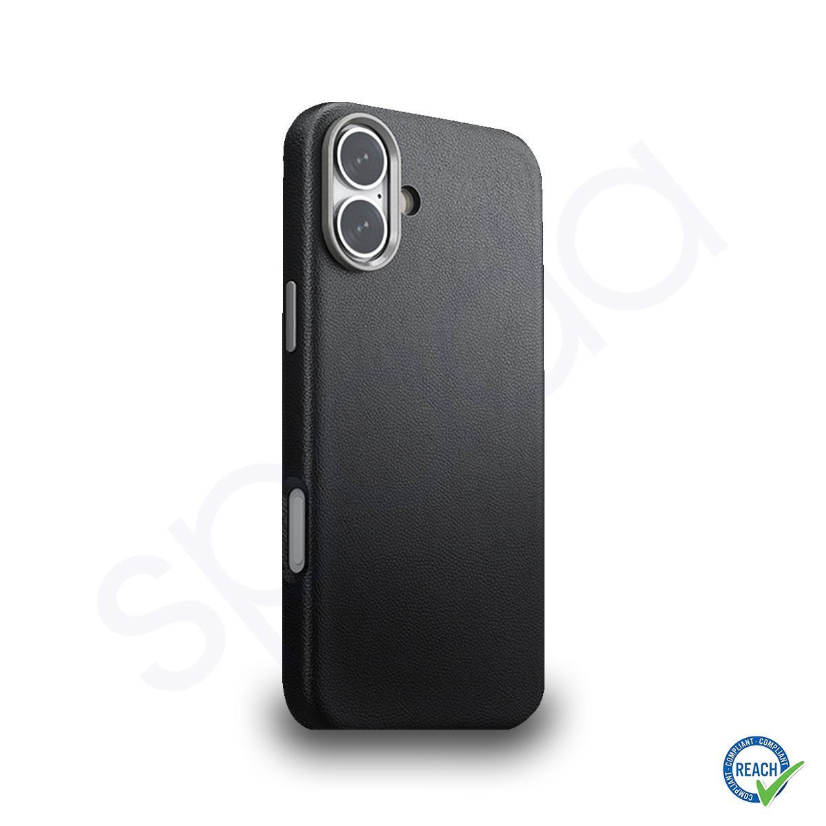 iPhone 16 Spada Pelle Magsafe Siyah Kapak