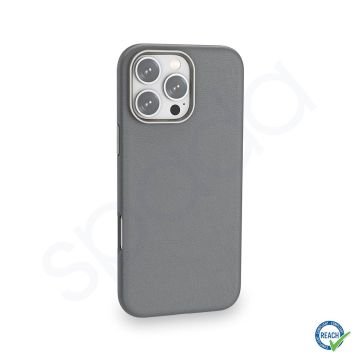 iPhone 16 Pro Spada Pelle Magsafe Gri Kapak