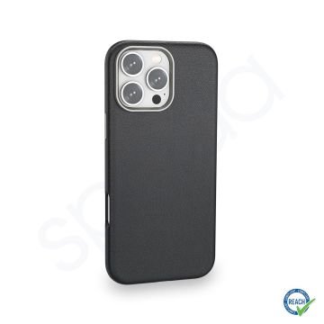 iPhone 16 Pro Spada Pelle Magsafe Siyah Kapak