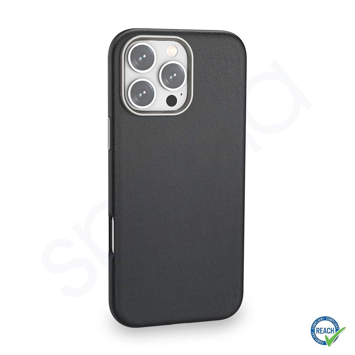 iPhone 16 Pro Max Spada Pelle Magsafe Siyah Kapak