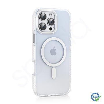 iPhone 16 Pro Max Spada Icon Magsafe Beyaz Kapak