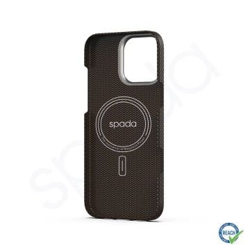 iPhone 16 Pro Spada Premium Kevlar Magsafe Kahverengi Kapak