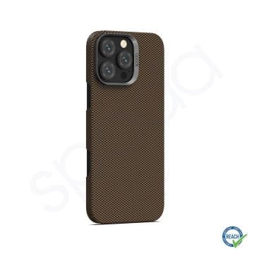 iPhone 16 Pro Spada Premium Kevlar Magsafe Kahverengi Kapak