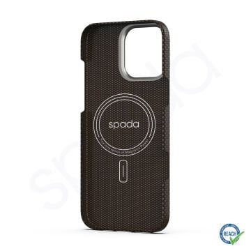 iPhone 16 Pro Max Spada Premium Kevlar Magsafe Kahverengi Kapak