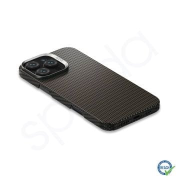 iPhone 16 Pro Max Spada Premium Kevlar Magsafe Kahverengi Kapak