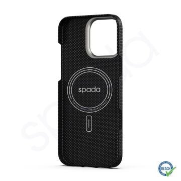 iPhone 16 Pro Max Spada Premium Kevlar Magsafe Siyah Kapak
