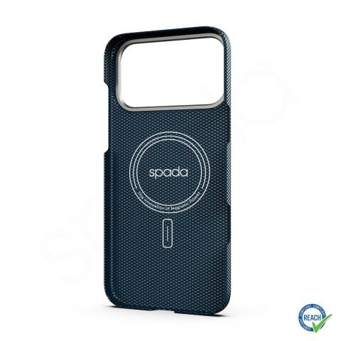 iPhone 17 Pro Max Spada Premium Kevlar Magsafe Lacivert Kılıf