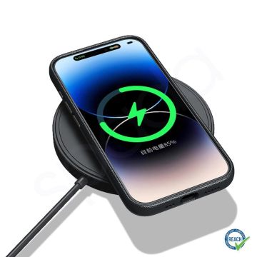 iPhone 14 Pro Spada Pelle Magsafe Gray Kapak