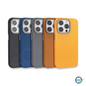 iPhone 14 Pro Spada Pelle Magsafe Dark Blue Kapak