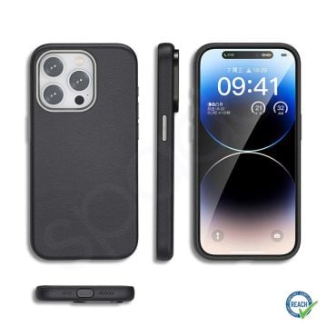 iPhone 14 Pro Max Spada Pelle Black Kapak