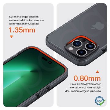 iPhone 15 Pro Max Spada Armor Magsafe Black Kapak