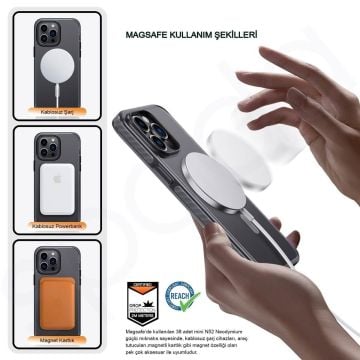 iPhone 13 Pro Max Spada Armor Magsafe Black Kapak