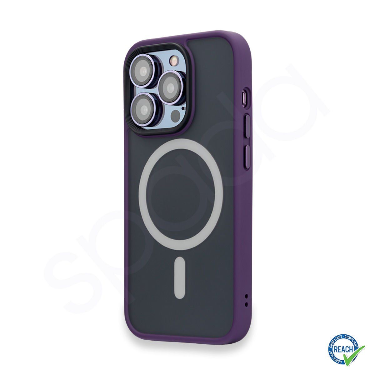 iPhone 14 Pro Max Spada Panzer Magsafe Deep Purple Kapak