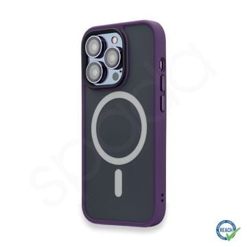 iPhone 14 Pro Max Spada Panzer Magsafe Deep Purple Kapak