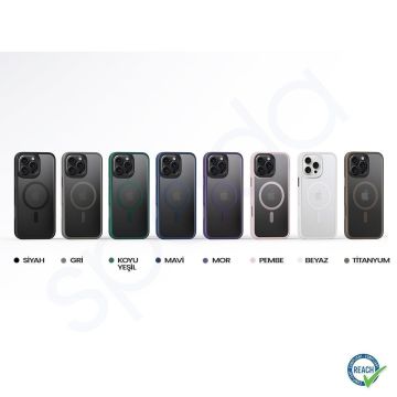 iPhone 14 Pro Spada Panzer Magsafe Mor Kapak