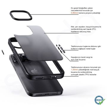 iPhone 13 Mini Spada Panzer Magsafe Black Kapak