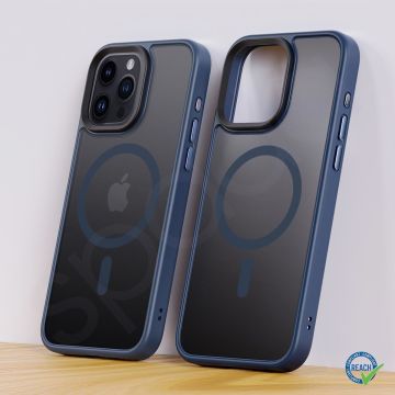 iPhone 12 Pro Max Spada Panzer Magsafe Dark Blue Kapak