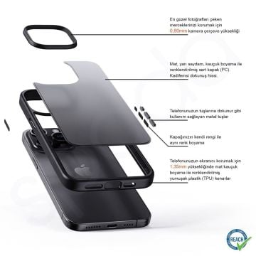 iPhone 11 Spada Panzer Magsafe Black Kapak