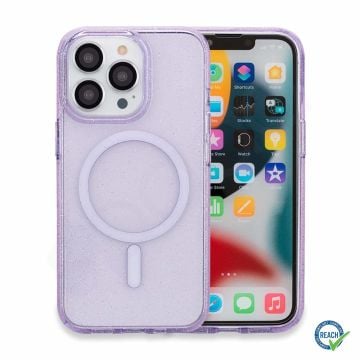 iPhone 13 Pro Max Spada Diamond Magsafe Purple Kapak