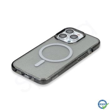 iPhone 13 Pro Max Spada Diamond Magsafe Black Kapak