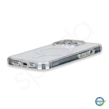 iPhone 13 Pro Max Spada Diamond Magsafe Silver Kapak
