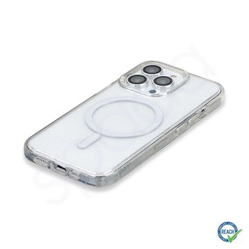 iPhone 14 Pro Spada Diamond Magsafe Silver Kapak