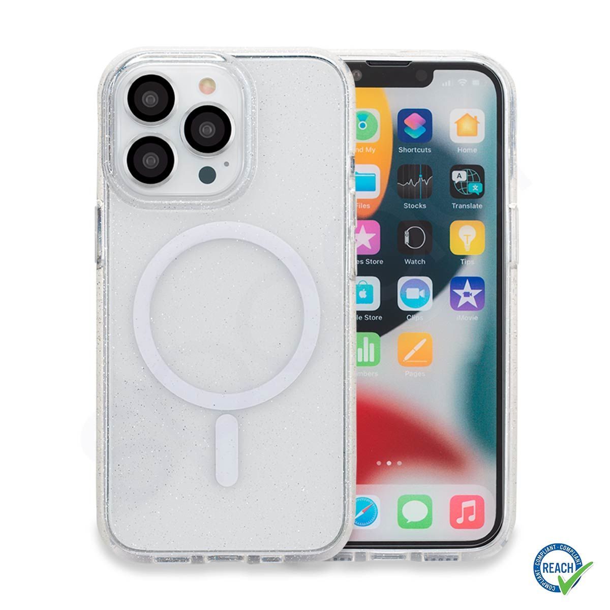 iPhone 12 Pro Max Spada Diamond Magsafe Silver Kapak