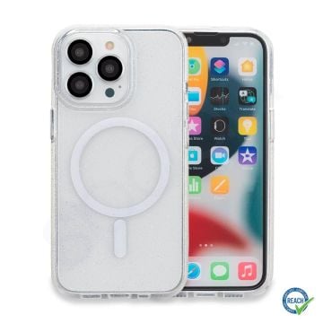 iPhone 12 Pro Max Spada Diamond Magsafe Silver Kapak